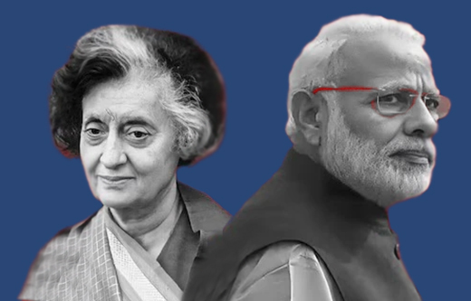 Indira Gandhi- Narendra Modi